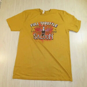 Full Throttle Saloon Sturgis SD T Shirt Mens Live Loud Ride Hard Never Worn XL